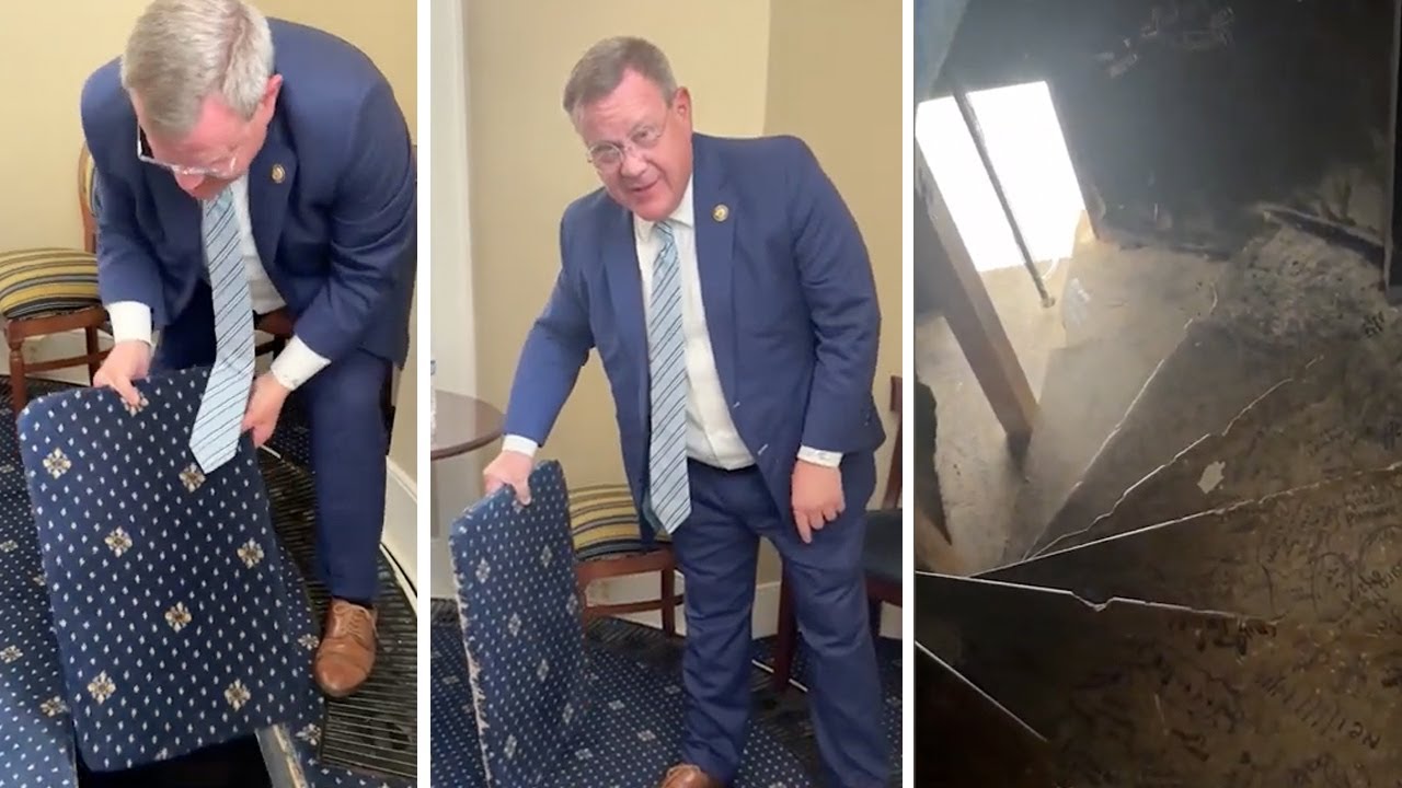 Secret passage under Lincoln Room floorboard inside US Capitol revealed by congressman
