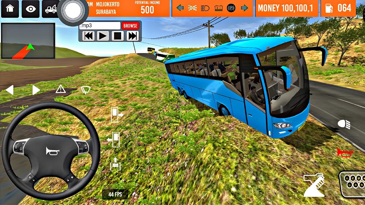 euro coach bus simulator 🤩🚌|| new coach bus simulator part-07 Android gameplay - JENNA BUS GAMER 