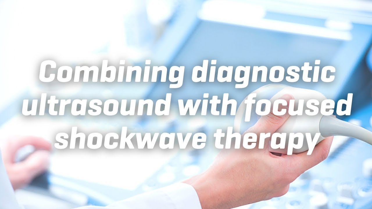 Combining diagnostic ultrasound with focused shockwave therapy