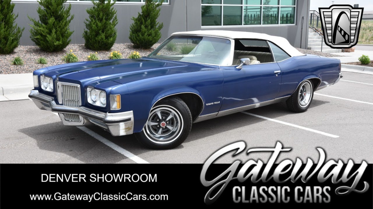 1279-DEN 1971 Pontiac Grandville Gateway Classic Cars of Denver