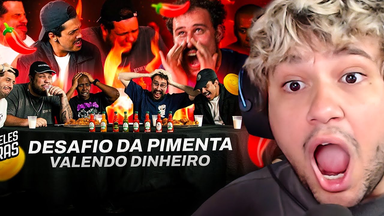 DESAFIO DA PIMENTA (VALENDO $$$$!) - REACT AQUELES CARAS