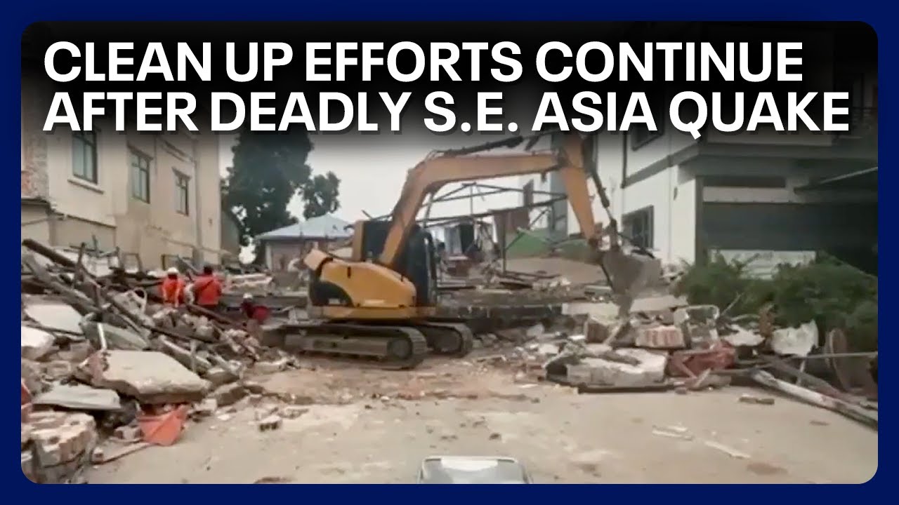 Recovery operations continue after S.E. Asia earthquake