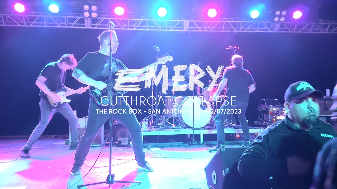 Emery - Cutthroat Collapse (Live at The Rock Box, San Antonio, TX)