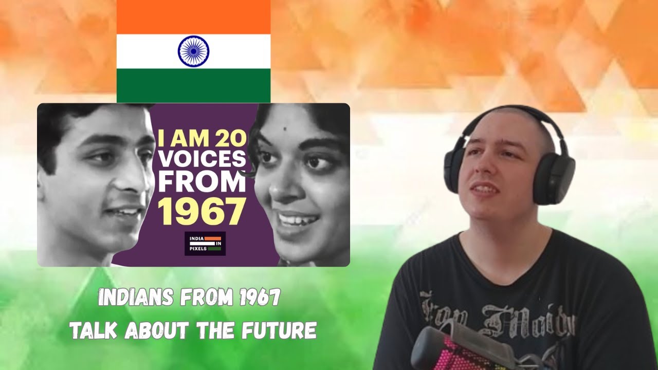 Frenchman Reacts To Indians from 1967 talk about the future - India in Pixels by Ashris