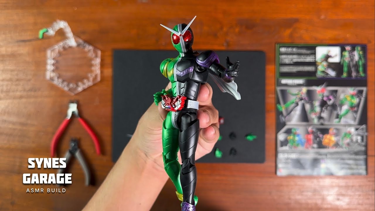 Kamen Rider Double Cyclone Joker | ASMR BUILD | Figure Rise Standar | Bandai