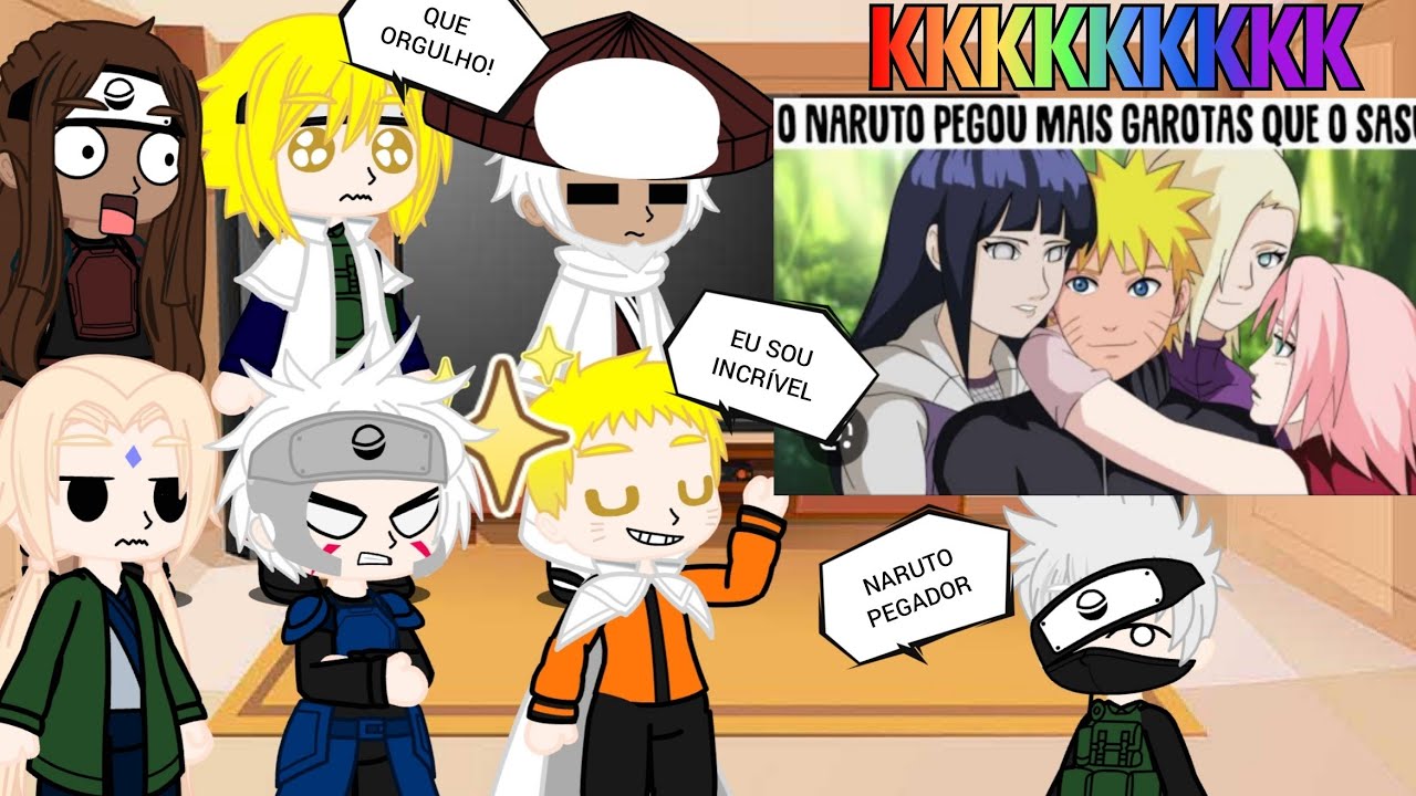 HOKAGES react a quem pegou mais garotas, Naruto ou Sasuke ❤️😂 °TIO SAN°