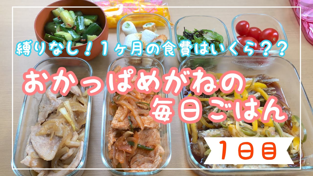 縛りなし！１ヶ月の食費はいくら？？【その１】/一人暮らし/食費節約/節約レシピ/