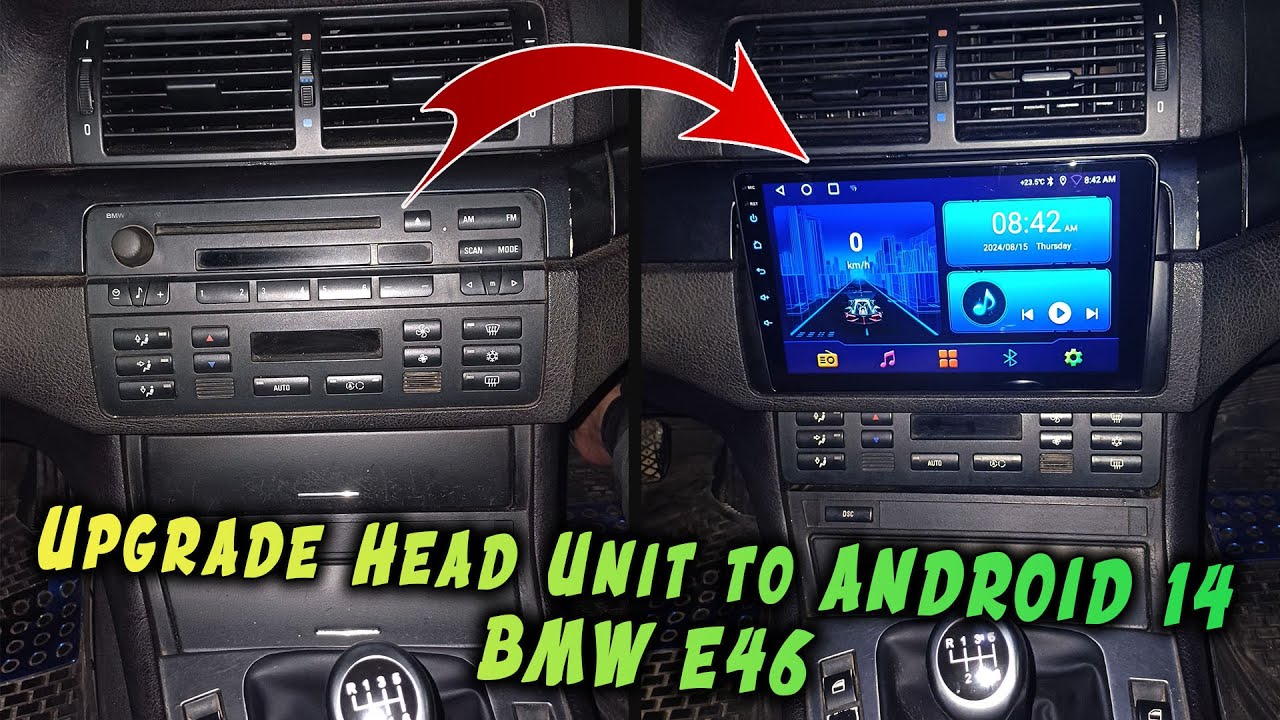 BMW E46 : Remplacer l’autoradio d’origine par un écran Android 9