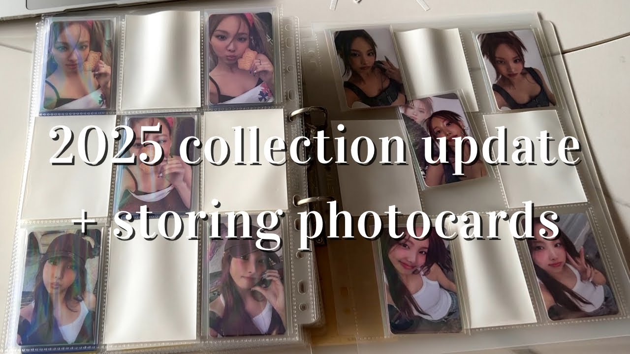 2025 collection update + storing 97 new photocards #11 (nayeon, twice, le sserafim) | bebe