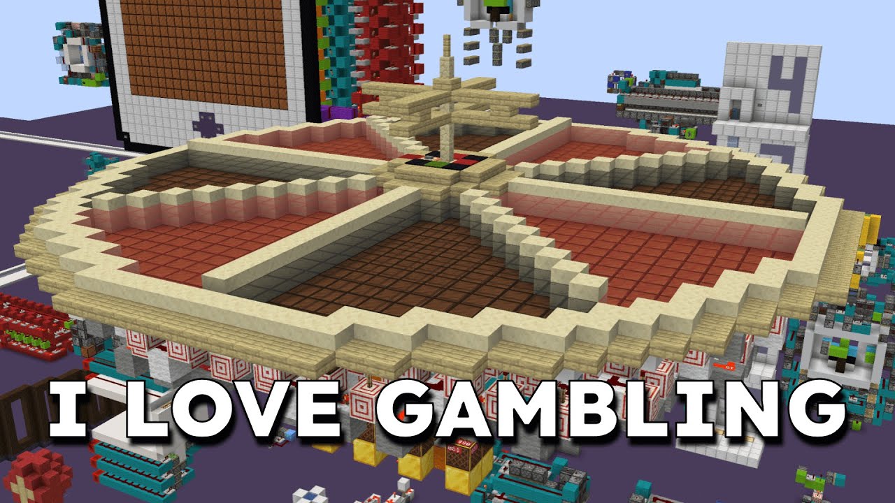 a youtuber wanted a redstone roulette wheel, so i made this at 2am