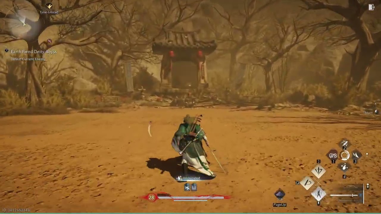 [Where Winds Meet] Earthen Diety Hitless | Abyss Trial | Nameless/Strategic Sword