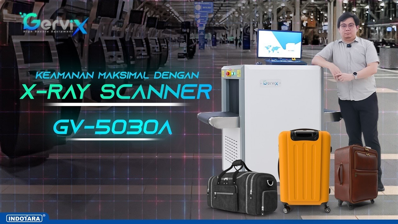 BARANG BERBAHAYA GAK BAKAL LOLOS! REVIEW LENGKAP GERVIX X-RAY LUGGAGE SCANNER GV-5030A