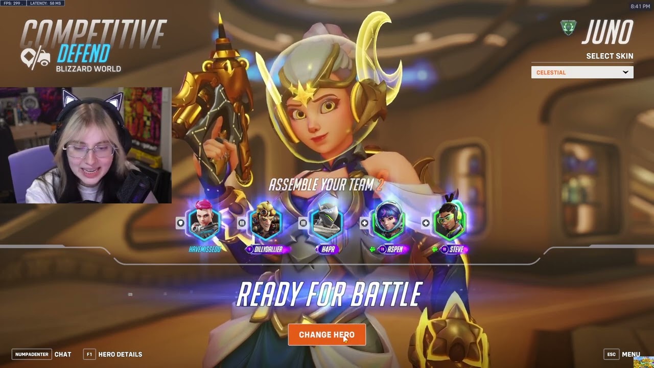 24K HEALS! NEW JUNO CELESTIAL SKIN! ASPEN JUNO OVERWATCH 2 SEASON 14 TOP 500
