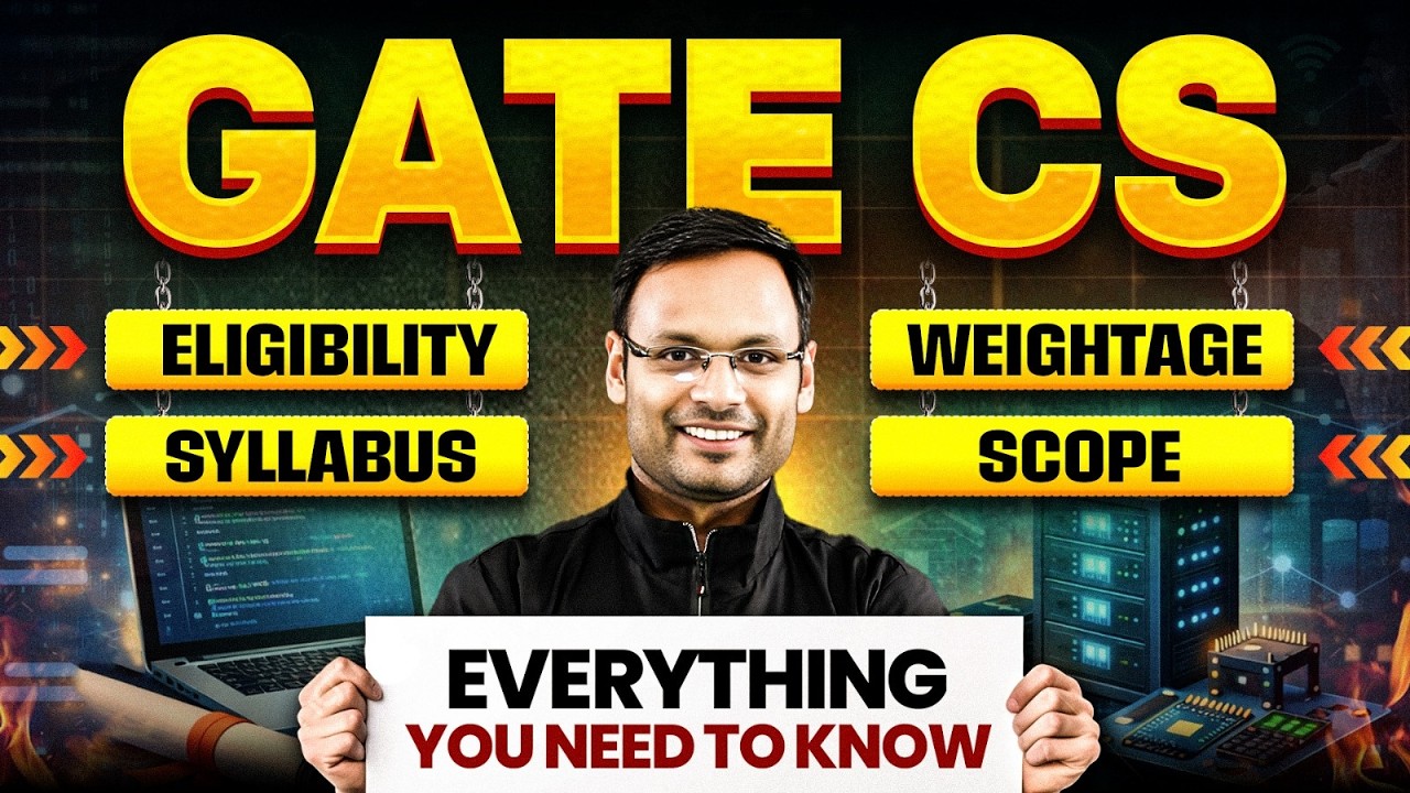 GATE CS Complete Details | Eligibility, Syllabus, Subject Wise Weightage, Scope, Exam Pattern