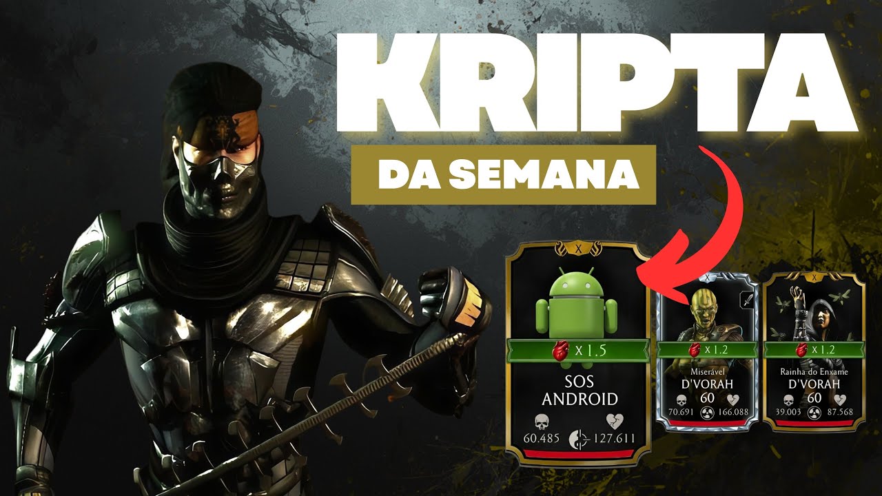 KRIPTA PRA SEMANA - personagem secreto só time top - MK MOBILE 