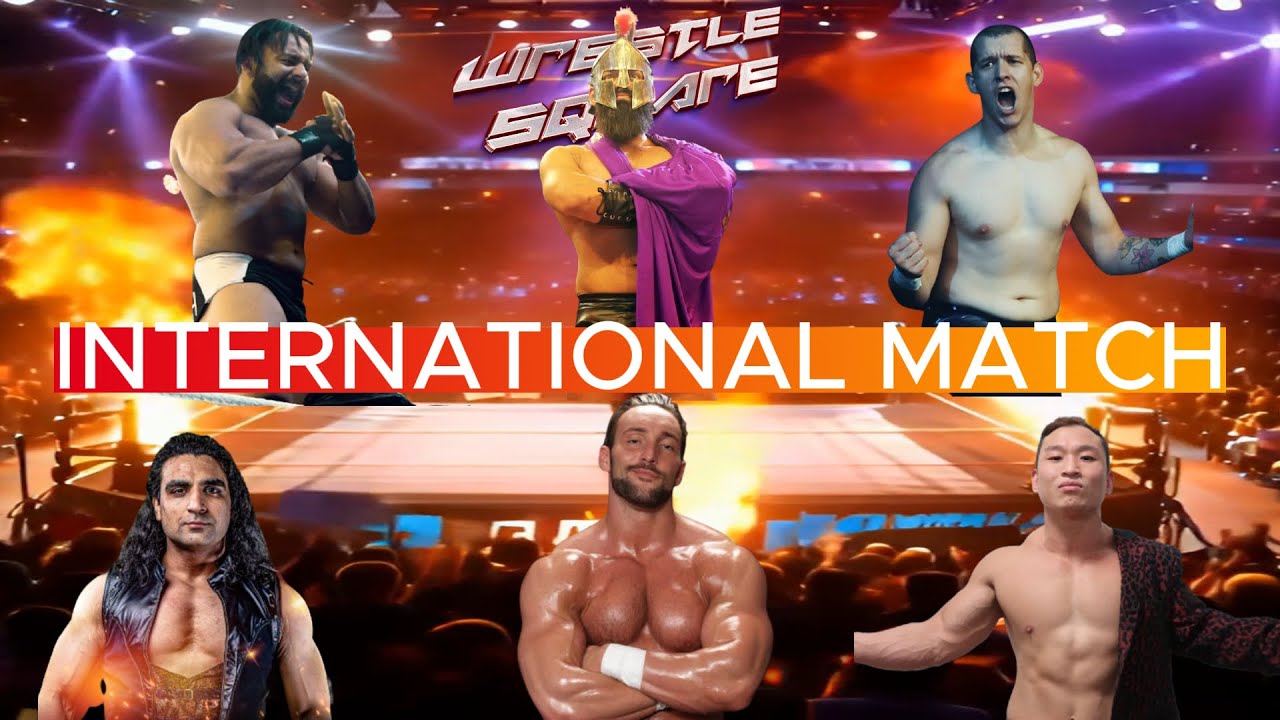 🔥 Wrestle Square: Chris Masters Battles International Wrestling Stars 🌎 | Epic Wrestling Showdown!