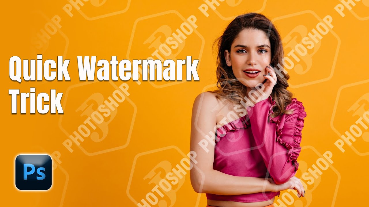 How to Add Customize Watermark in Photoshop