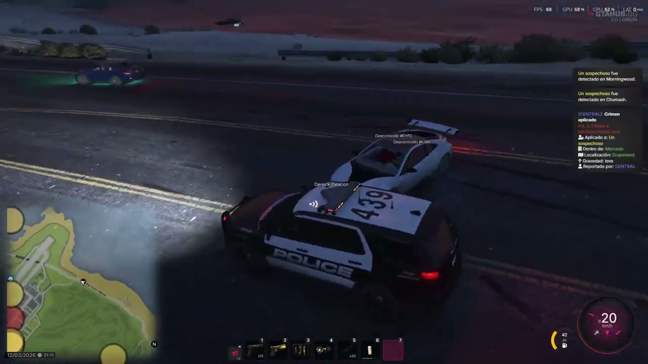 [GTAHUB-LSPD] Persecuccion acaba en tiroteo