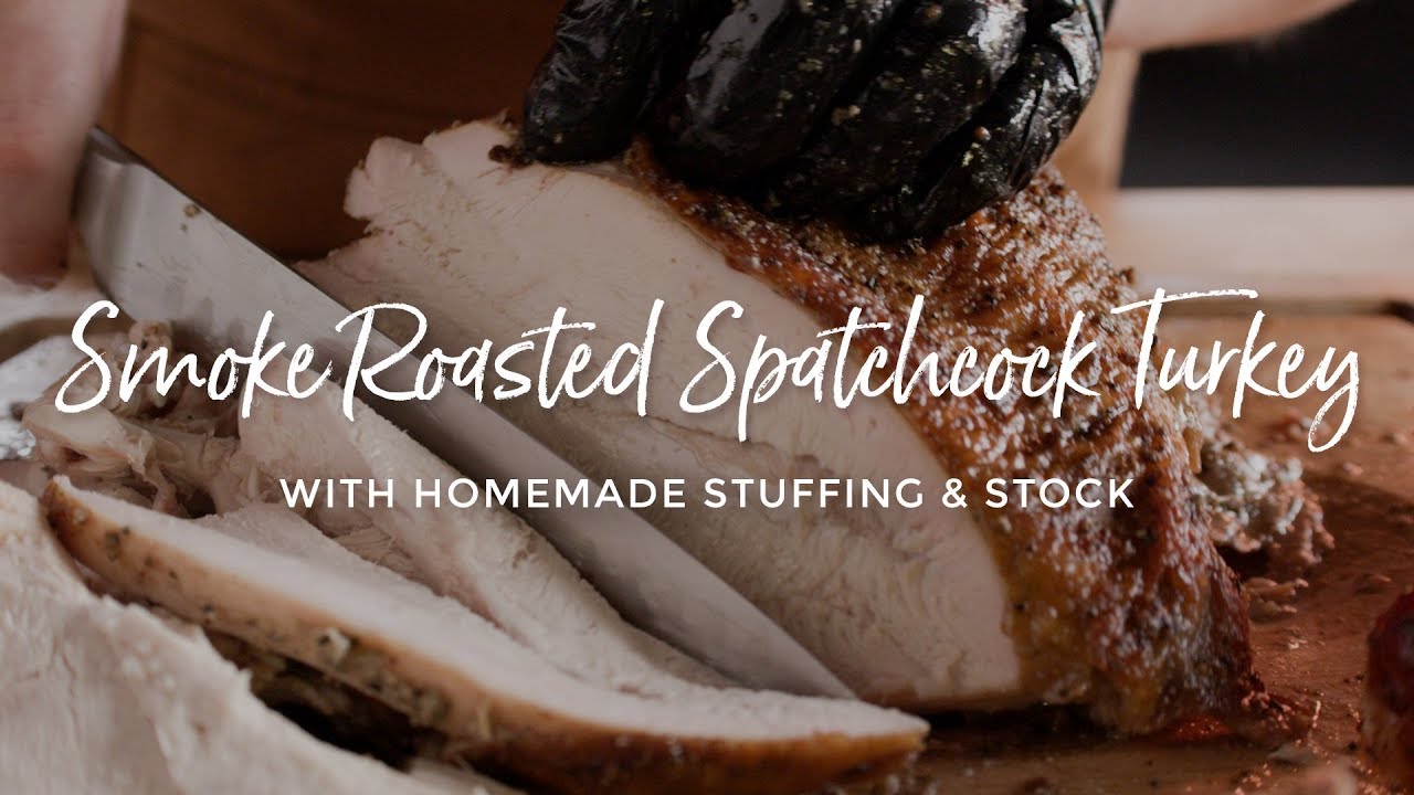 Smoked Turkey & Sausage Stuffing | Holiday Showstopper