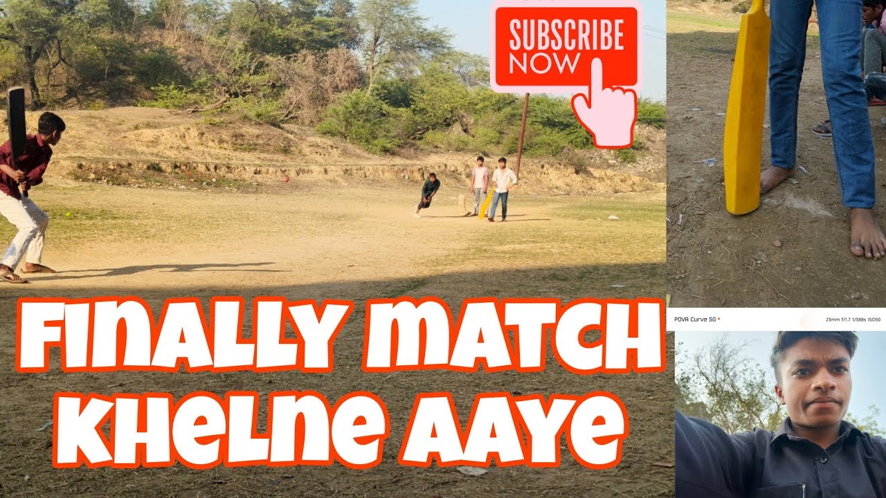 Finally match khelne aa gae 