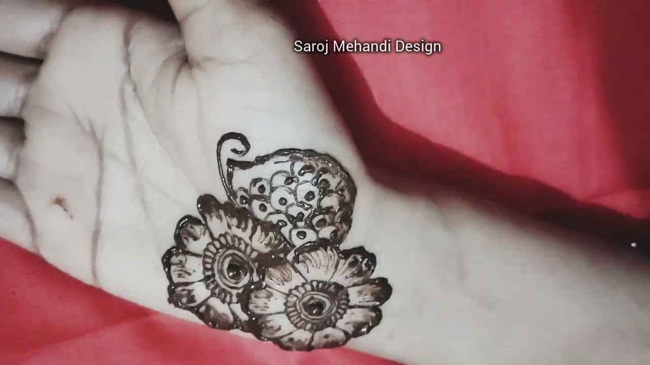 Easy Mehandi Design For Front Hand Step By Step 