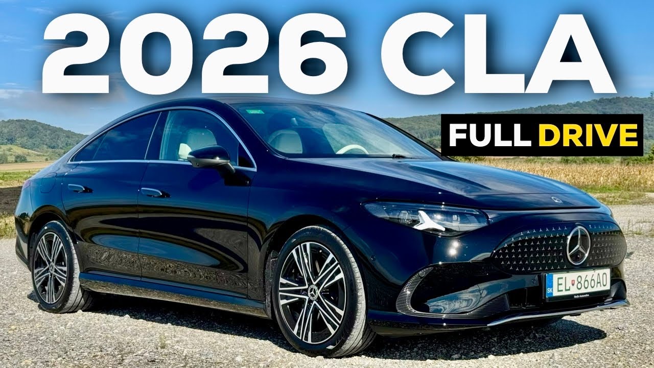 2026 Mercedes CLA FULL DRIVE Review | Consumption Test, 0-60, New Tech