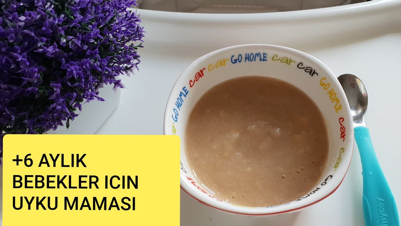 Bebekler İçin Sağlıklı Muhallebi (+6) Aylık - Elmalı Ve Muzlu Kaşık Maması