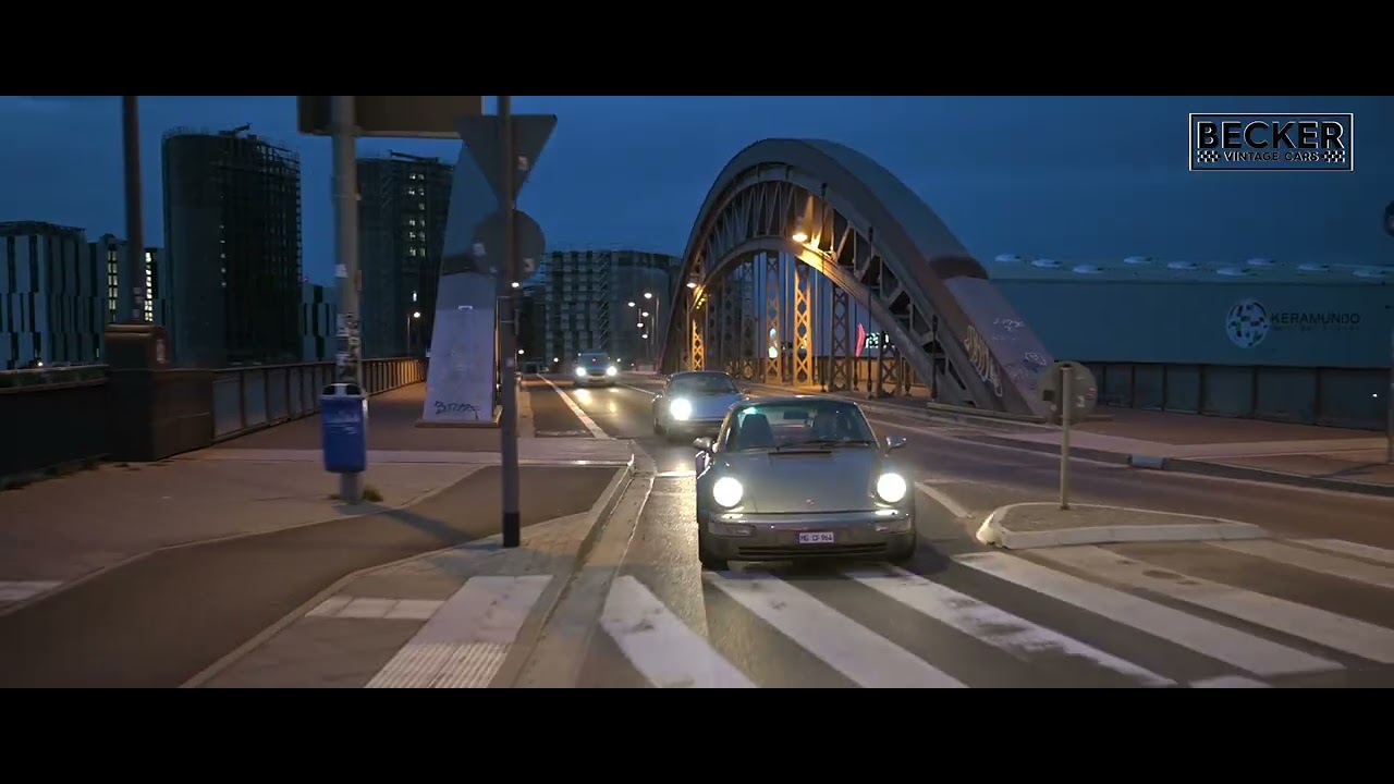 Porsche 911 @night in Frankfurt am Main