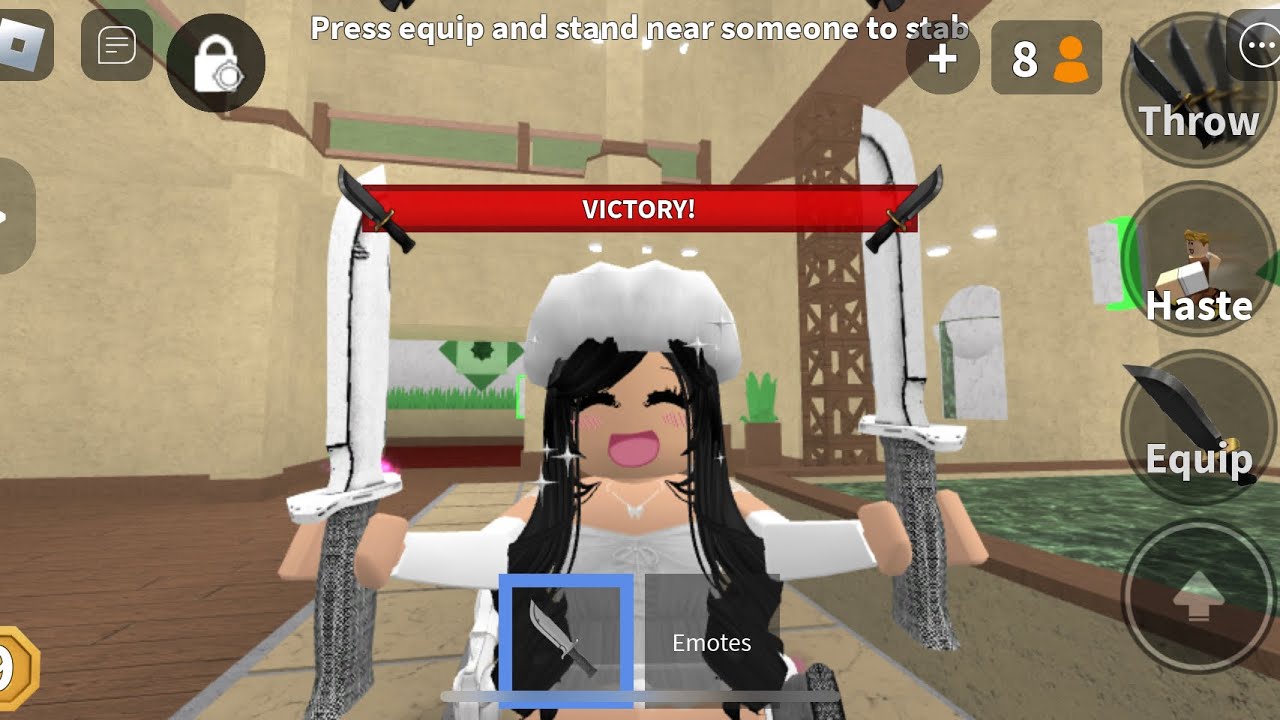 Mm2 mobile montage #4 all wins montage on phone gameplay