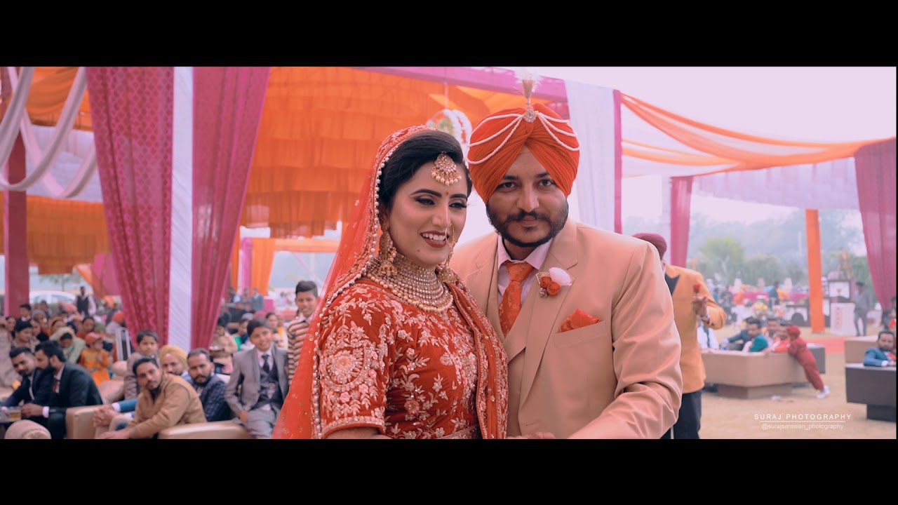 WEDDING HIGHLIGHT LAKHWINDER & RAJINDER SURAJ PHOTOGRAPHY +91 9878235244