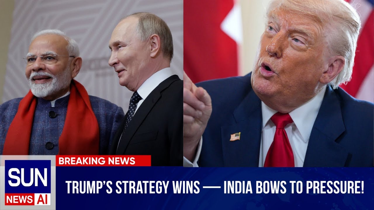 Trump&rsquo;s Strategy Wins &mdash; India Bows to U.S. Pressure Over Russian Oil | The Sun International #viral