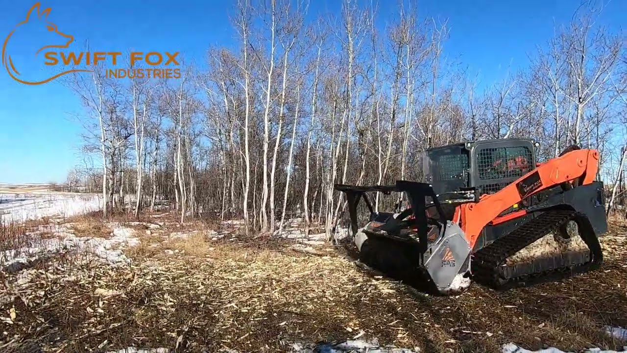 The NEW - FAE BL4 Skid Steer Drum Mulcher, Demo by Swift Fox Industries