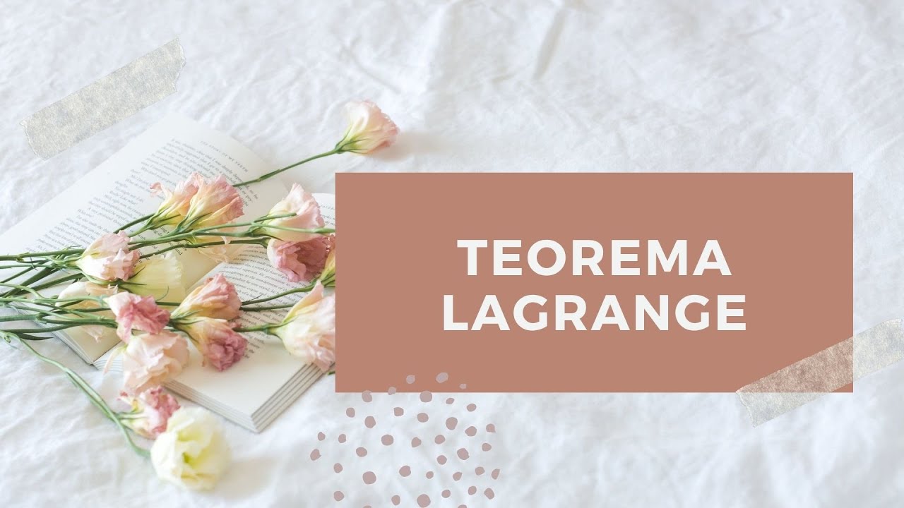 Teorema Lagrange