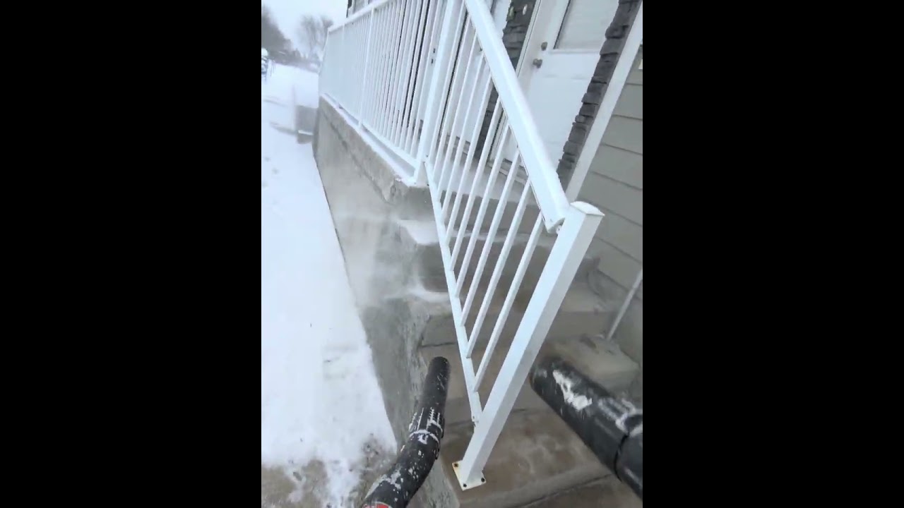 Snow removal,  Brandon Manitoba,  Canada 