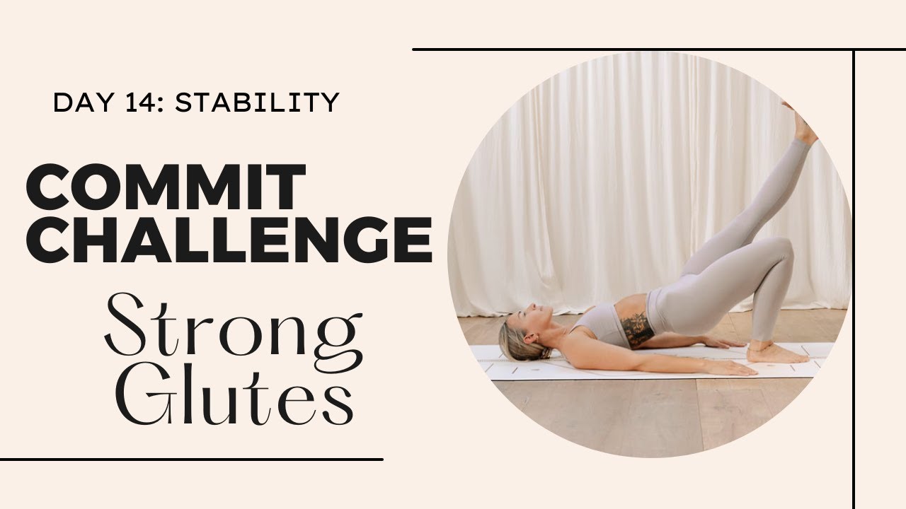 Strong Booty Glutes Yoga | 30 day Yoga Challenge, Day 14