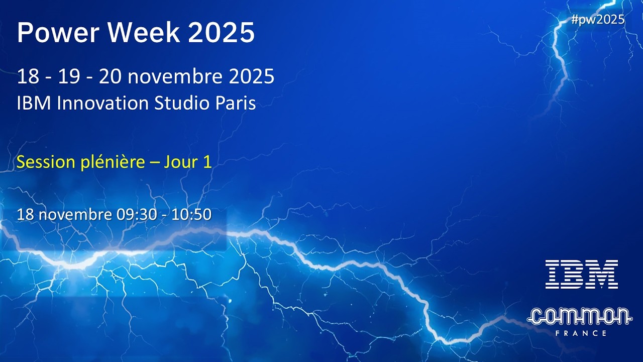 Power Week 2025 - S0A - Plénière jour 1