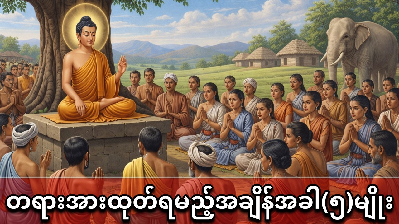 တရားအားထုတ်ရမည့်အချိန်(၅)မျိုး#တရားတော်များ