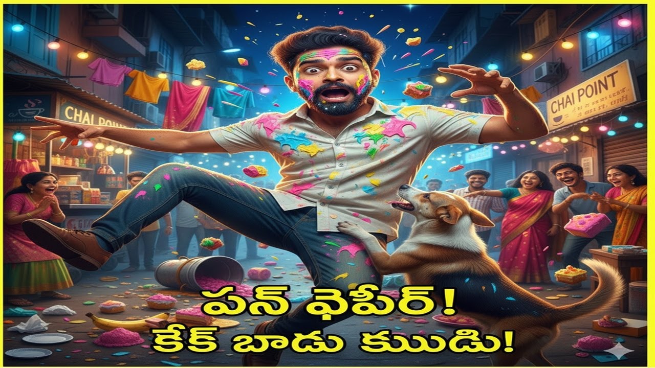 బర్త్ డే కేక్ మీద బిగ్ బాస్ రేంజ్ ఫైట్! 😂 | Funny Birthday Chaos & Dog Attack! 🐕🎂 song