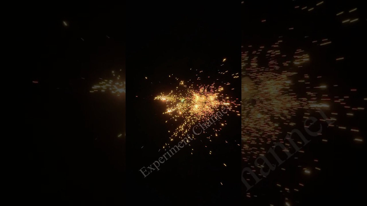 Steel wool firework