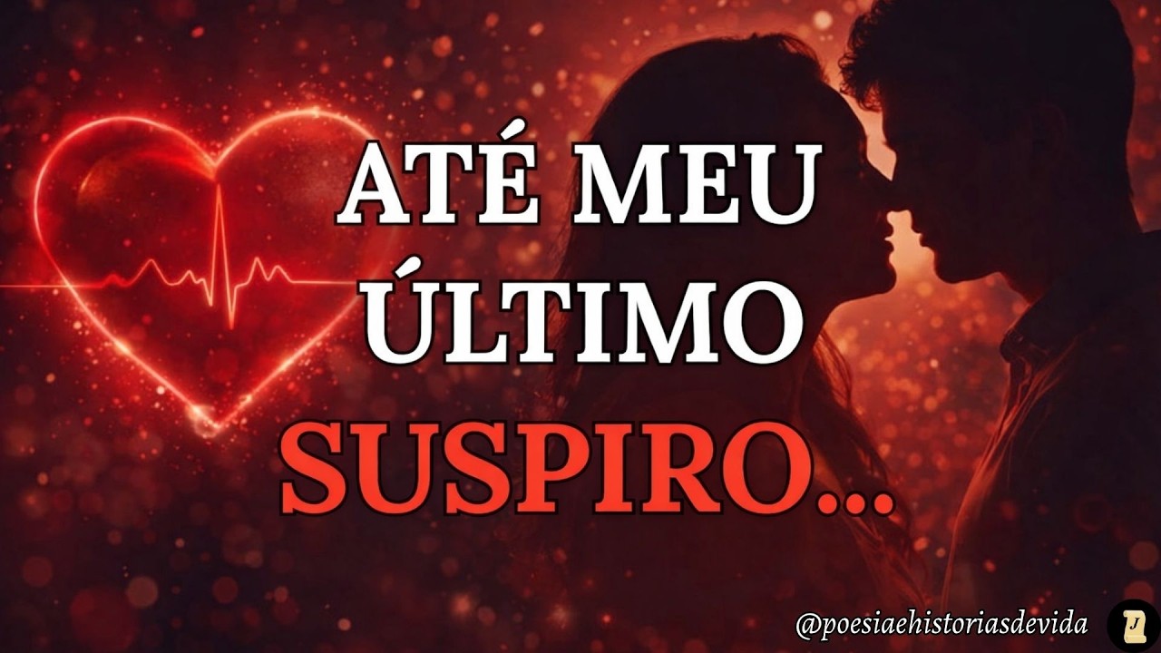 Até Meu Último Suspiro, Vou lhe AMAR ❤️ | Poema de Amor Eterno