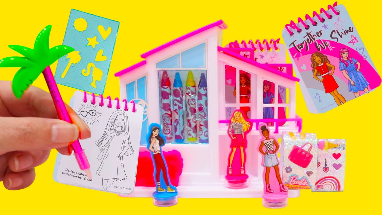 Casa de Barbie pero es para Colorear | Actividades para niñas y niños