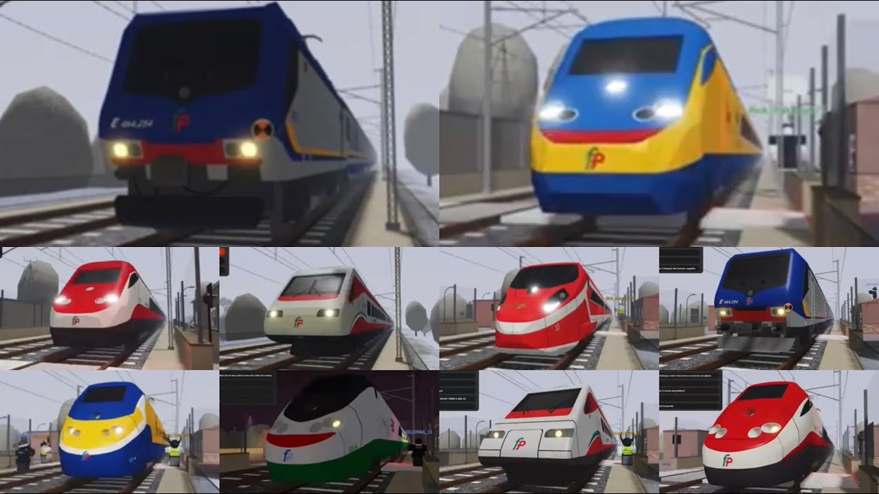 Compilation transiti a 300 km/h nella alta velocità Bologna-Firenze 