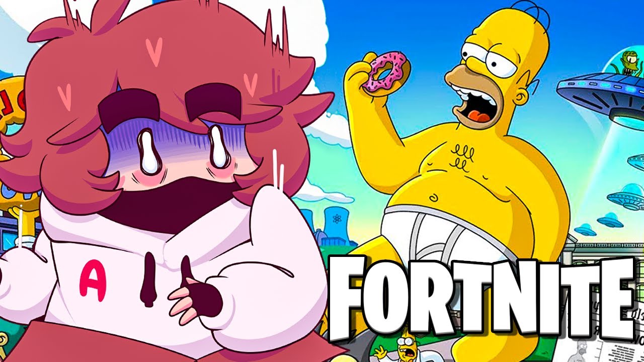 AQUINO reacciona FORTNITE x Los SIMPSON ANIMADO