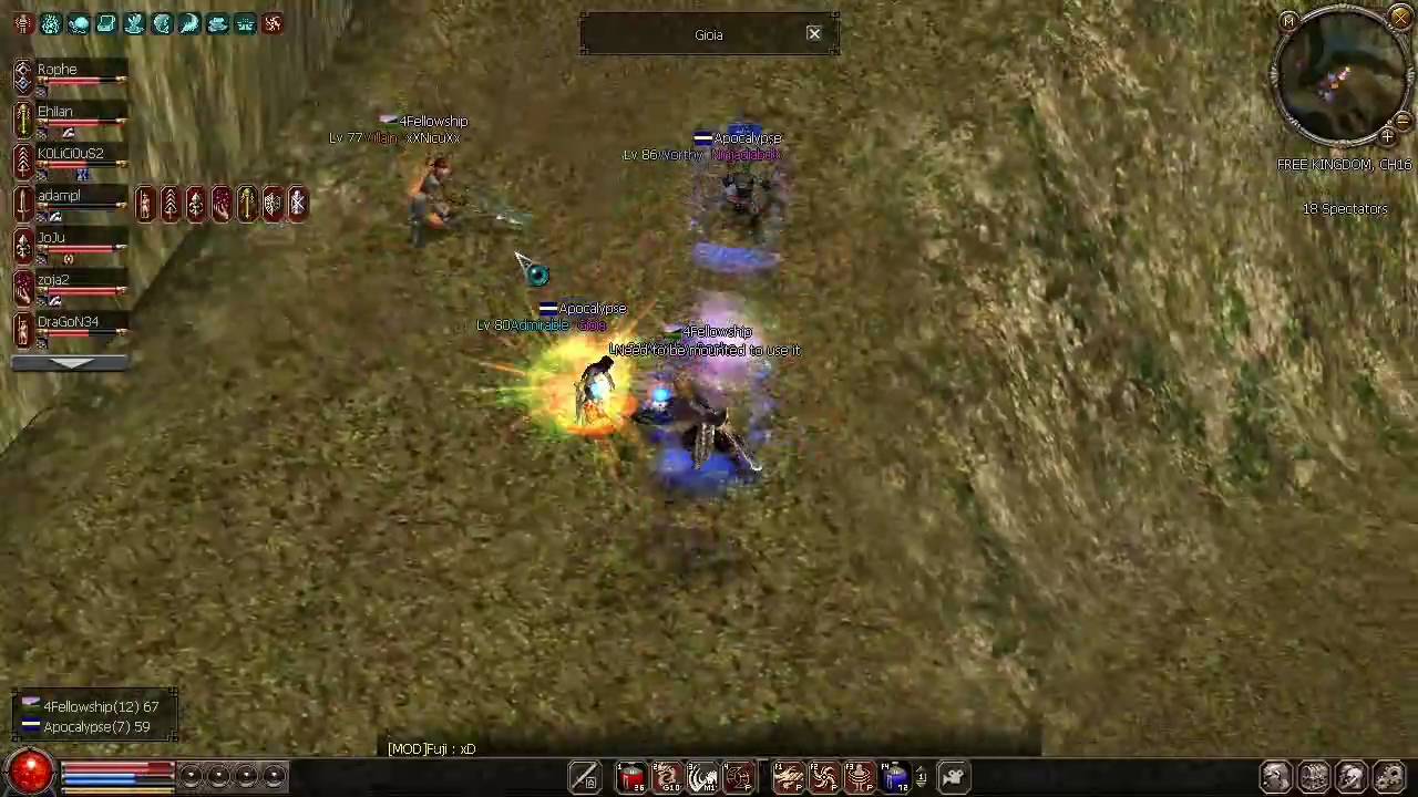 Metin2 US - Guild War - 4Fellowship Vs Apocalypse 2
