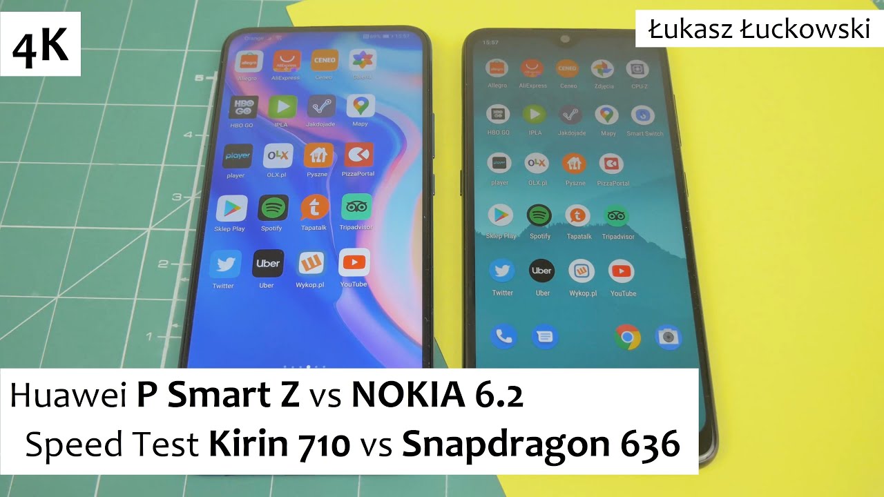 Huawei P Smart Z vs NOKIA 6.2 ❗❗❗ | Speed Test | Kirin 710 vs Snapdragon 636