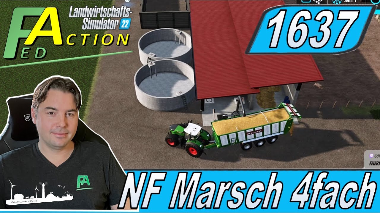 LS22 #1637 Neuer Schweinestall optimal versorgt #NFMarsch4fach #Landwirtschafts Simulator 2022