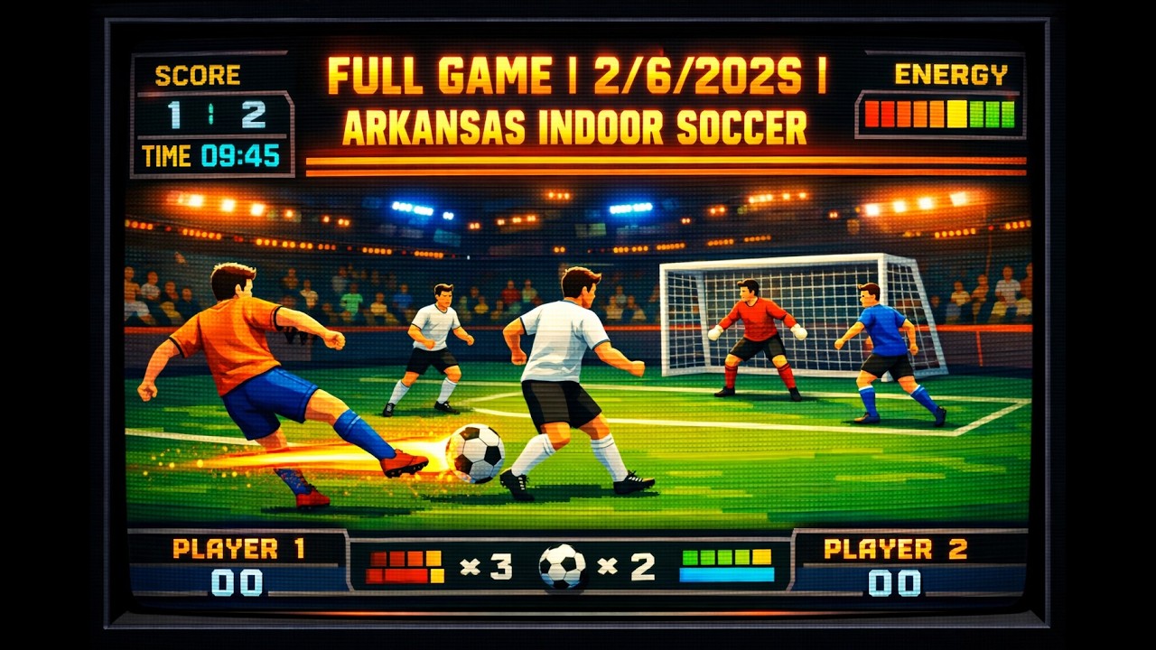 FULL GAME | Arkansas Indoor Soccer Pickup Game | 2/6/2026