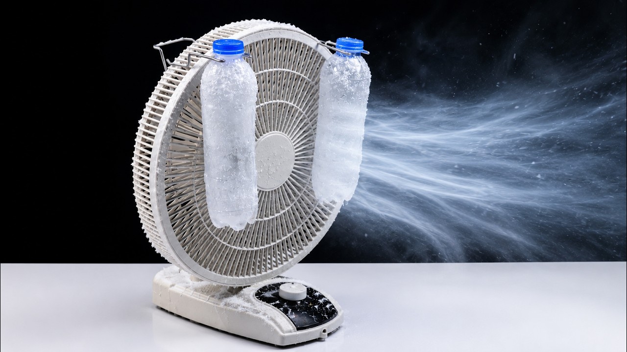 Genius Invention by a 60 Year Old Man! 😱 DIY Air Cooler from Plastic Bottles in 5 Minutes