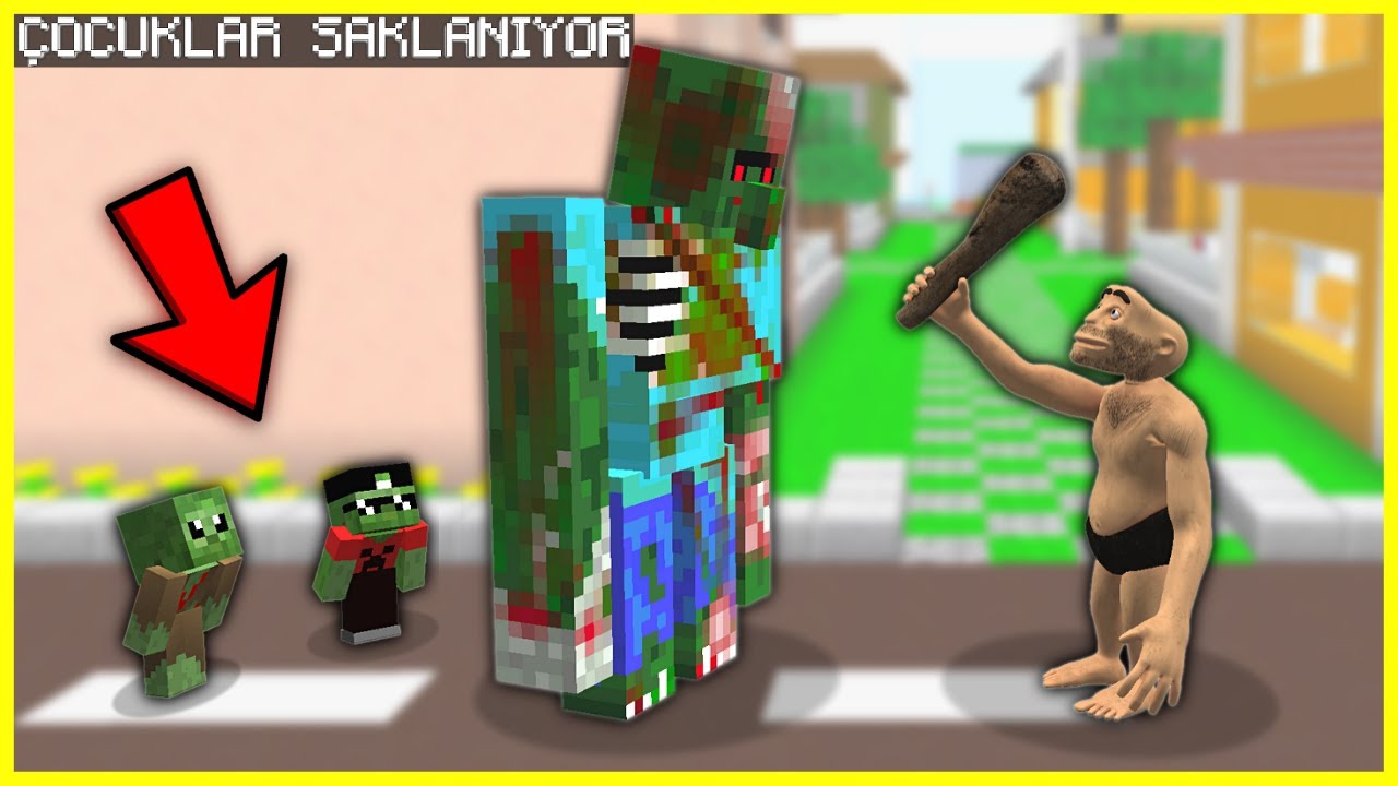 HANZO ÇOCUKLARA SALDIRIYOR, ZOMBİ KRAL KORUYOR! 😱 - Minecraft