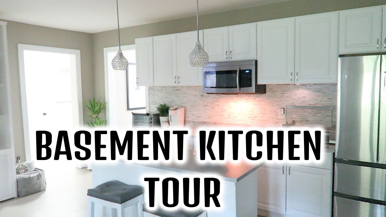 ‼️NEW‼️WHAT'S IN MY KITCHEN🏡FINISHED BASEMENT KITCHEN TOUR